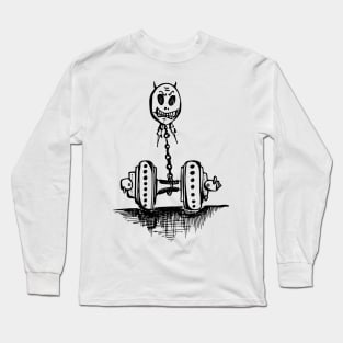 Dumbbell Devil Lift Long Sleeve T-Shirt